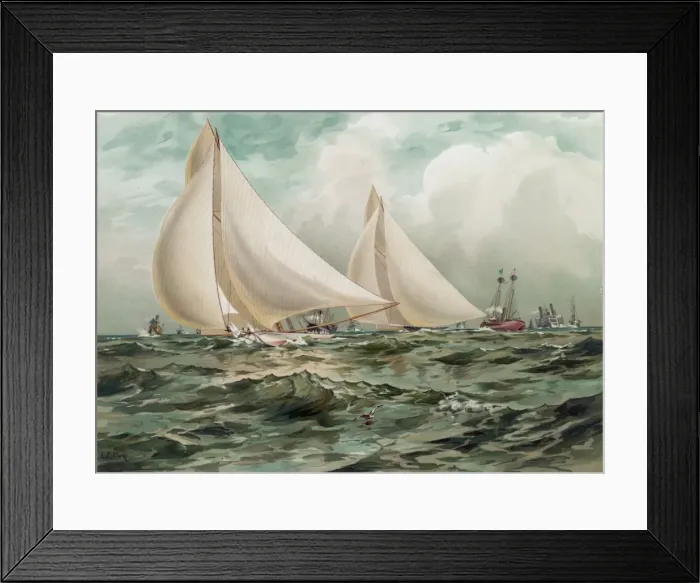 Framed Print : Vigilant and Valkyne Framed Print : Vigilant and Valkyne