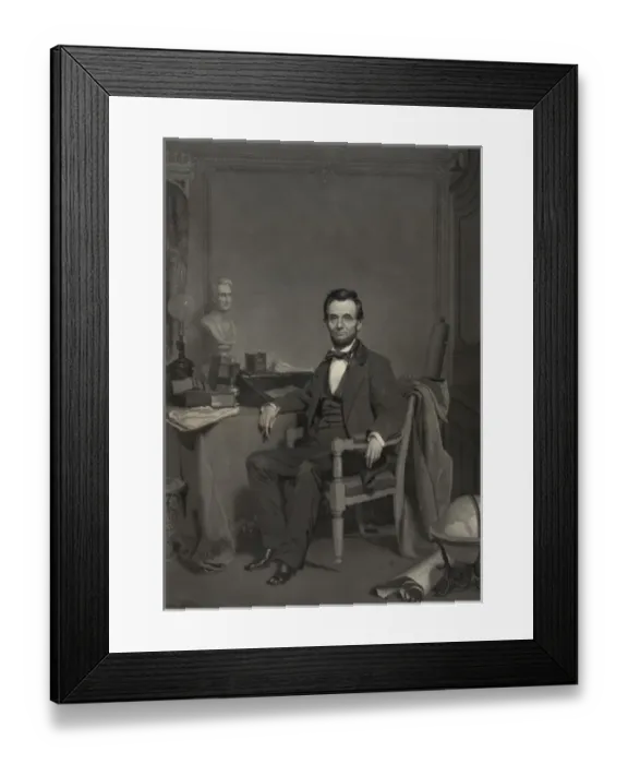 Framed Print : Abraham Lincoln - President of the United States Framed Print : Abraham Lincoln - President of the United States