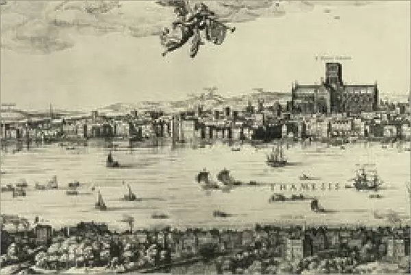 Visschers view of London, 1616