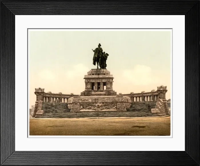 Framed Print : Emperor Williams Monument, Coblenz, the Rhine, Germany Framed Print : Emperor Williams Monument, Coblenz, the Rhine, Germany