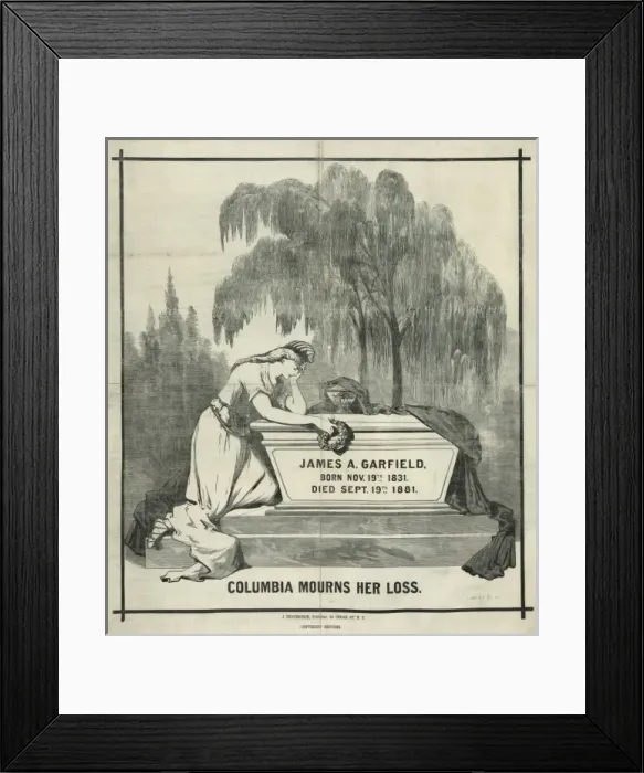 Framed Print : Columbia mourns her loss Framed Print : Columbia mourns her loss