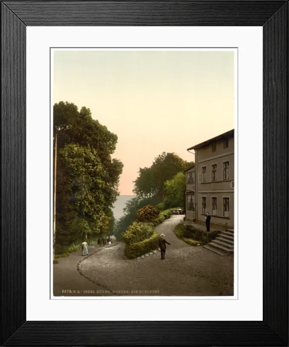 Framed Print : The Ravine, Isle of Rugen, Germany Framed Print : The Ravine, Isle of Rugen, Germany