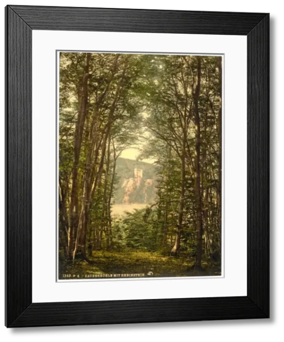 Framed Print : The Zauberhole (Enchanted Grotto) and Rheinstein, Niederwald Framed Print : The Zauberhole (Enchanted Grotto) and Rheinstein, Niederwald