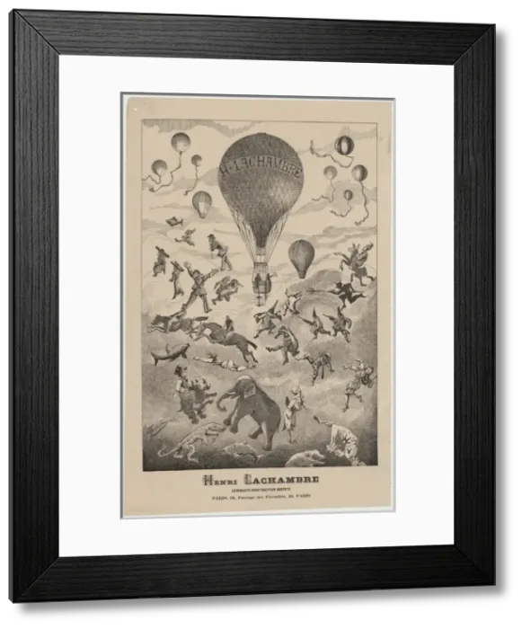 Framed Print : Henri Lachambre, aeronaute-constructeur brevete, Paris. 24 Framed Print : Henri Lachambre, aeronaute-constructeur brevete, Paris. 24