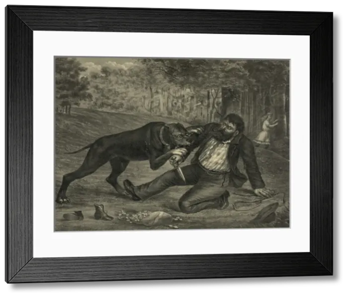 Framed Print : A deadly conflict. The kidnapper foiled Framed Print : A deadly conflict. The kidnapper foiled