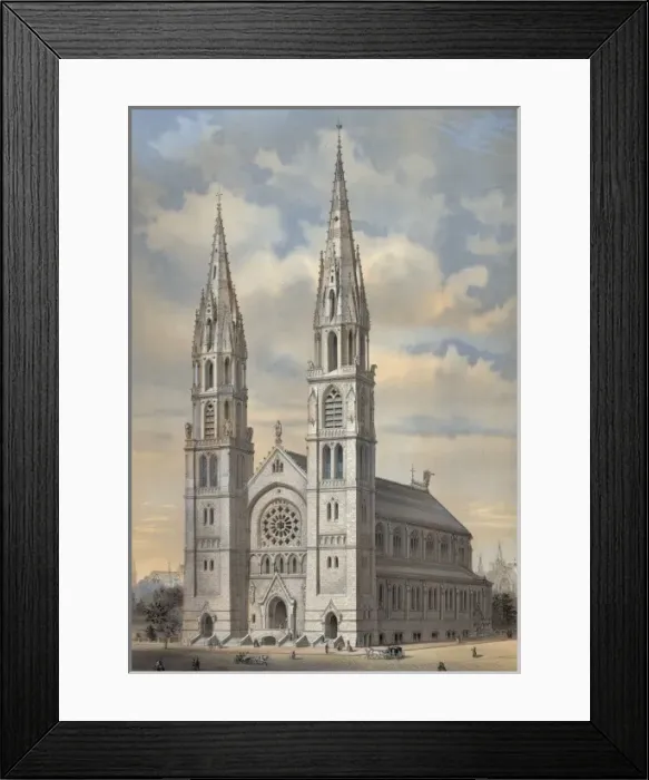 Framed Print : Church of St. Paul the Apostle N. Y Framed Print : Church of St. Paul the Apostle N. Y