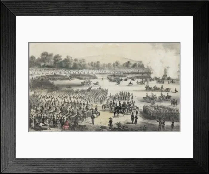 Framed Print : Camp Massachusetts at Concord, Sept. 7, 8 & 9, 1859 Framed Print : Camp Massachusetts at Concord, Sept. 7, 8 & 9, 1859