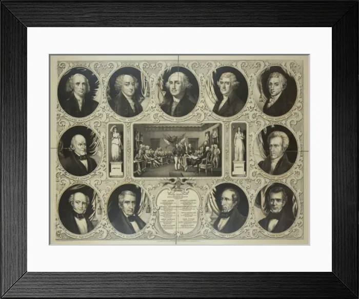 Framed Print : The presidents of the United States Framed Print : The presidents of the United States