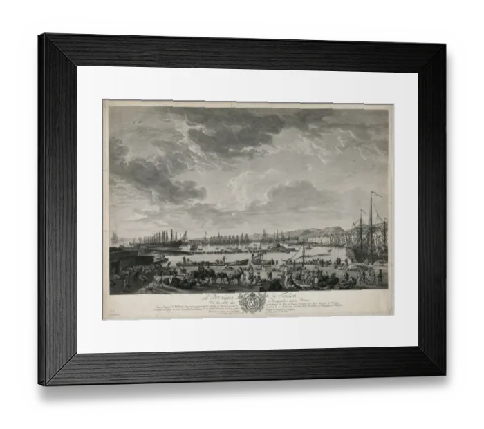 Framed Print : Le Port vieux de Toulon Framed Print : Le Port vieux de Toulon