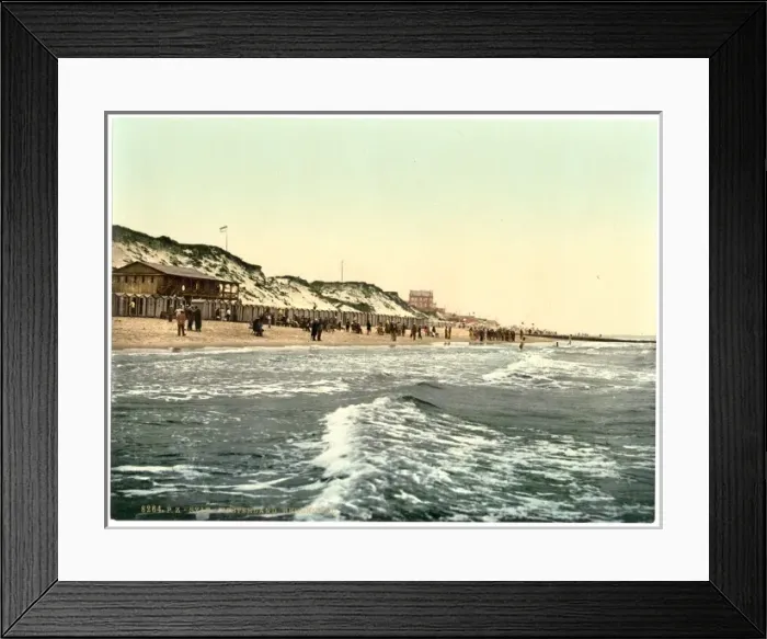 Framed Print : Mens bathing place, Westerland, Sylt, Schleswig-Holstein, G Framed Print : Mens bathing place, Westerland, Sylt, Schleswig-Holstein, G