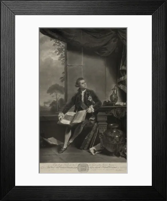 Framed Print : Honourable Sir William Hamilton Framed Print : Honourable Sir William Hamilton