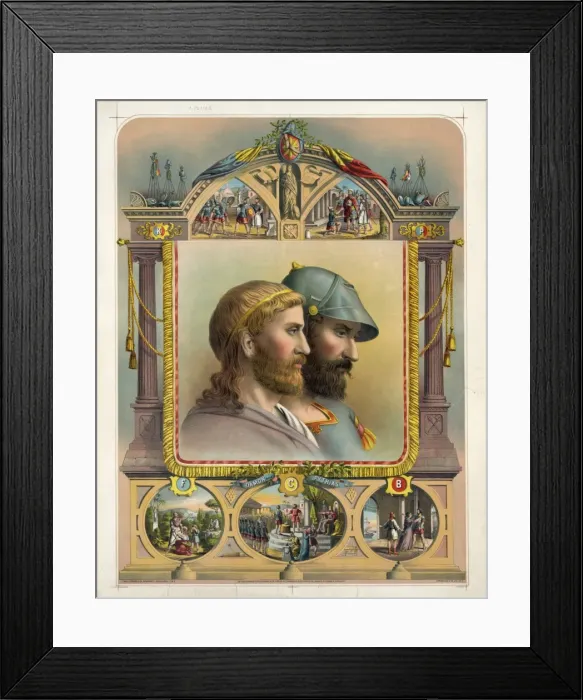 Framed Print : Damon and Pythias Framed Print : Damon and Pythias