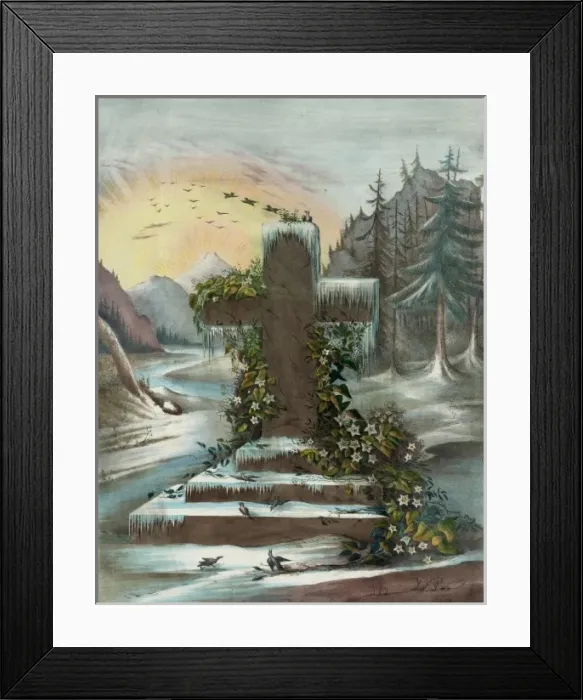Framed Print : Easter morning of the north Framed Print : Easter morning of the north