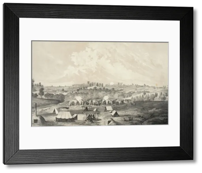 Framed Print : The siege of Vicksburg - representing the position of the se Framed Print : The siege of Vicksburg - representing the position of the se
