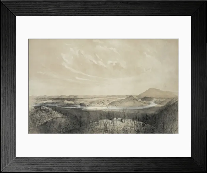 Framed Print : Chattanooga and the battle ground Framed Print : Chattanooga and the battle ground