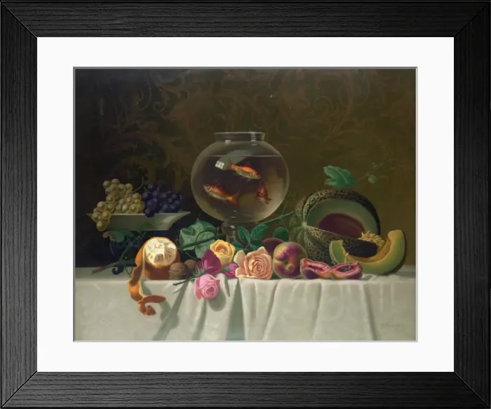 Framed Print : Still life with fish Framed Print : Still life with fish
