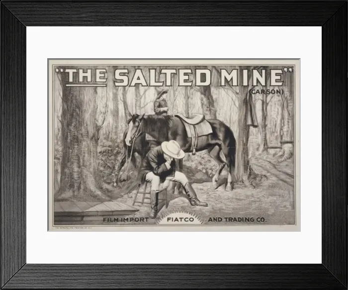 Framed Print : The Salted mine (Carson) Framed Print : The Salted mine (Carson)