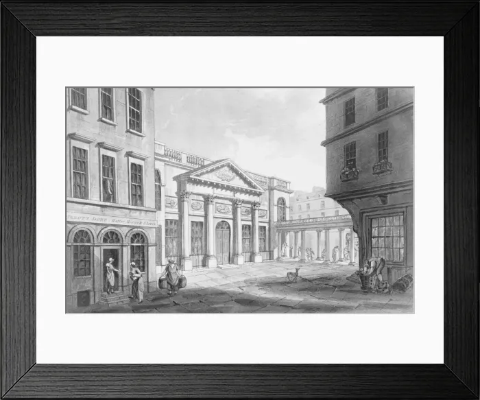 Framed Print : Bath - the pump room, &c Framed Print : Bath - the pump room, &c