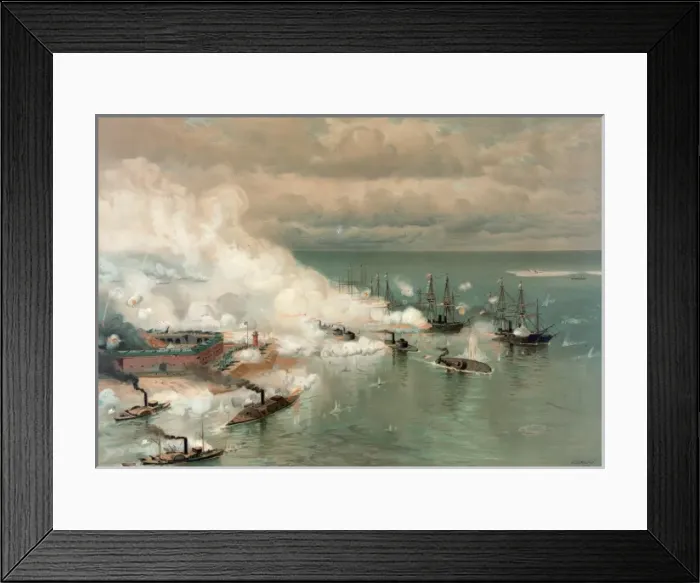 Framed Print : Battle of Mobile Bay Framed Print : Battle of Mobile Bay