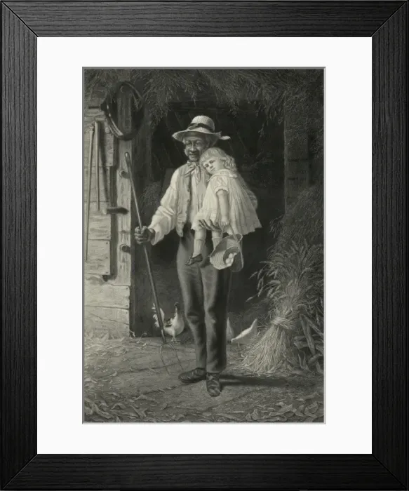 Framed Print : Uncle Ned and I Framed Print : Uncle Ned and I