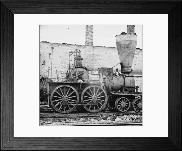 Framed Print : Richmond, Va. Damaged locomotives Framed Print : Richmond, Va. Damaged locomotives