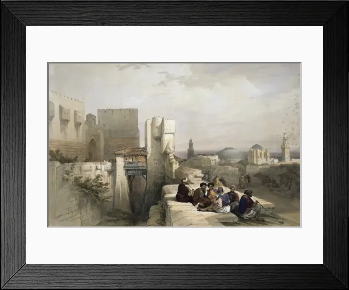 Framed Print : Citadel of Jerusalem April 19 1841 Framed Print : Citadel of Jerusalem April 19 1841