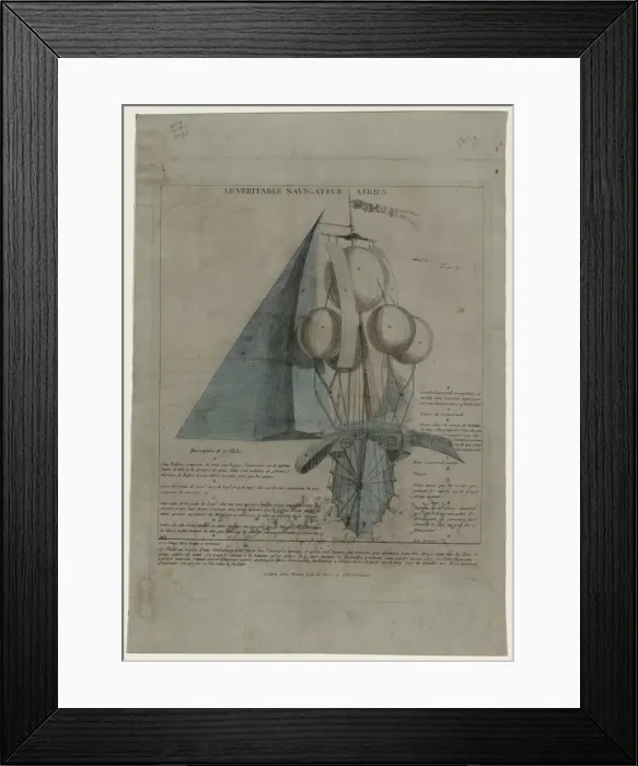 Framed Print : Le veritable navigateur aerien Framed Print : Le veritable navigateur aerien