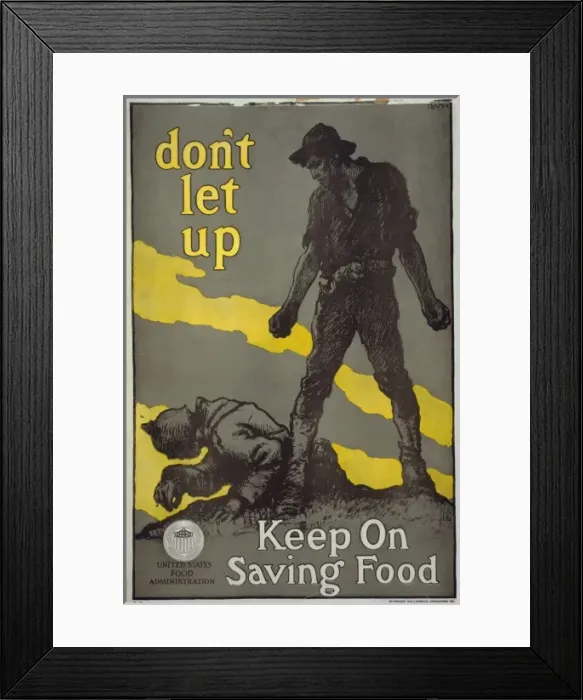 Framed Print : Don t let up - Keep on saving food Framed Print : Don t let up - Keep on saving food