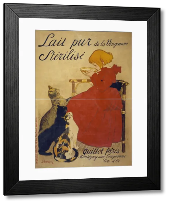 Framed Print : Lait pur sterilise de la Vingeanne Framed Print : Lait pur sterilise de la Vingeanne