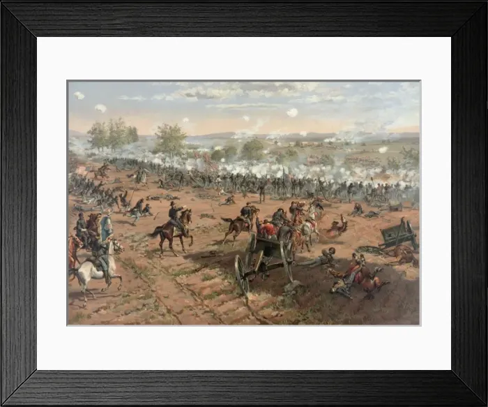 Framed Print : Battle of Gettysburg Framed Print : Battle of Gettysburg