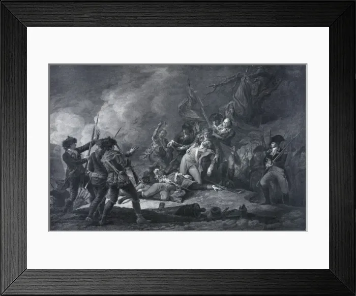 Framed Print : The path to liberty. Death of Gen. Montgomery Dec. 31st 1775 Framed Print : The path to liberty. Death of Gen. Montgomery Dec. 31st 1775