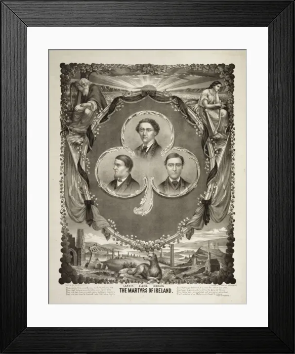 Framed Print : The martyrs of Ireland
