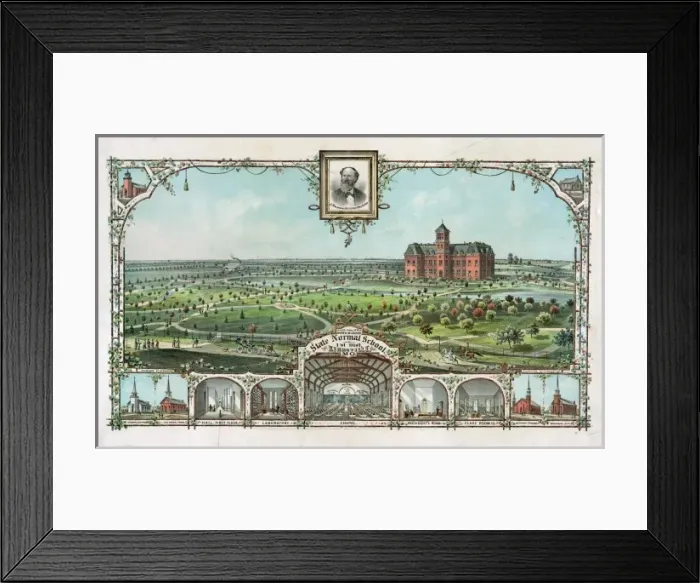 Framed Print : State Normal School Framed Print : State Normal School