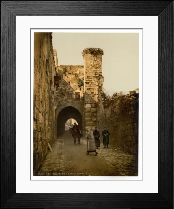 Framed Print : The Tower of Antonia, Jerusalem, Holy Land Framed Print : The Tower of Antonia, Jerusalem, Holy Land