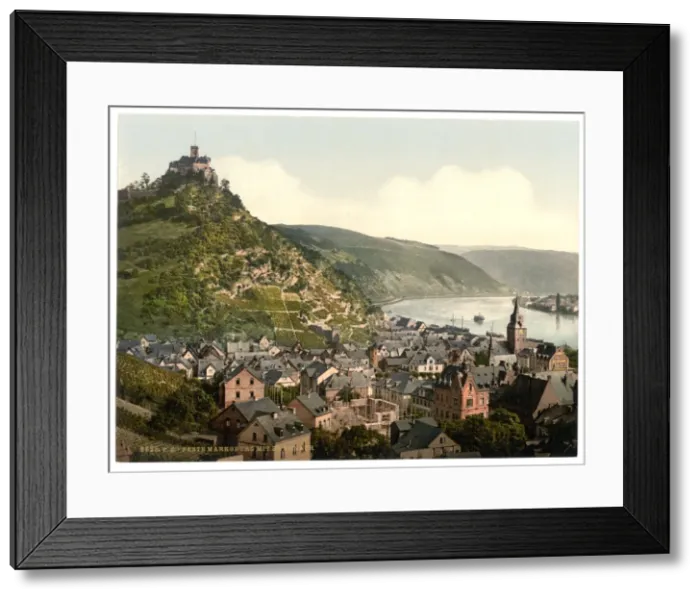 Framed Print : Braubach and Marksburg, the Rhine, Germany Framed Print : Braubach and Marksburg, the Rhine, Germany