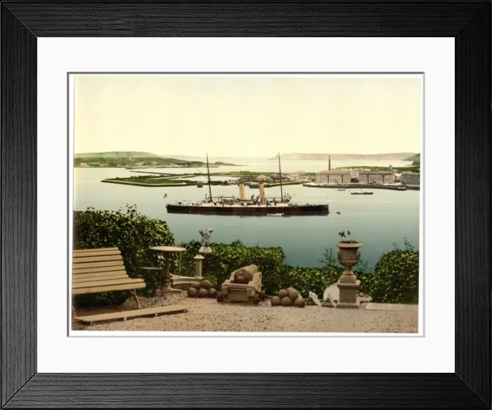 Framed Print : Queenstown Harbor. County Cork, Ireland Framed Print : Queenstown Harbor. County Cork, Ireland