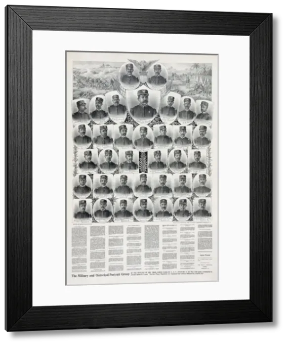 Framed Print : The military and historical portrait group Framed Print : The military and historical portrait group