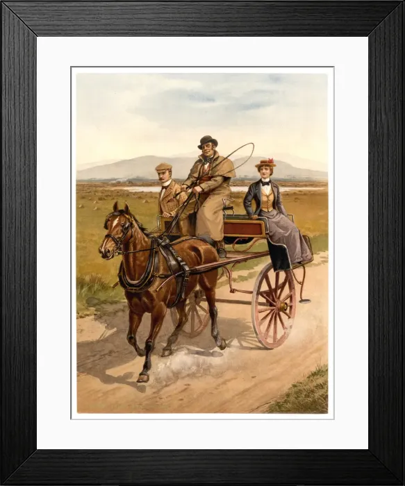 Framed Print : Irish jaunting car Framed Print : Irish jaunting car