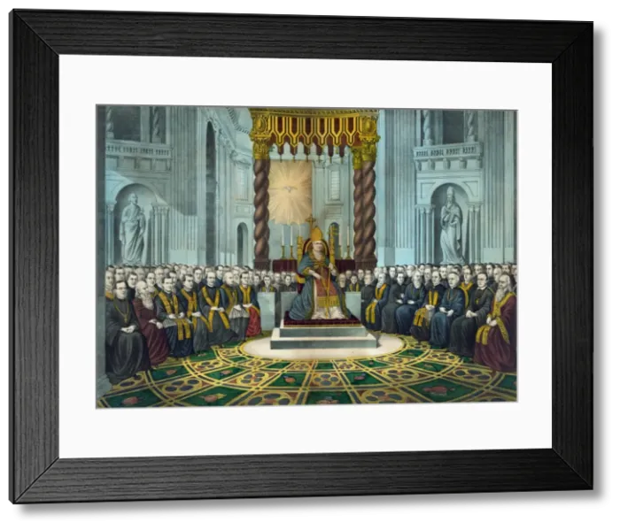 Framed Print : The oecumenical council of the Vatican, convened December 8t Framed Print : The oecumenical council of the Vatican, convened December 8t