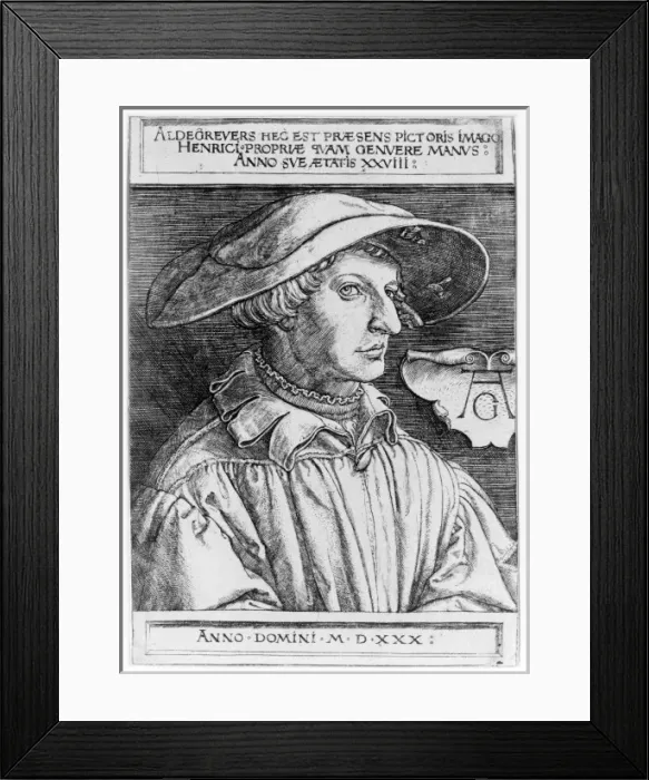 Framed Print : Self-portrait, aged 28 Framed Print : Self-portrait, aged 28