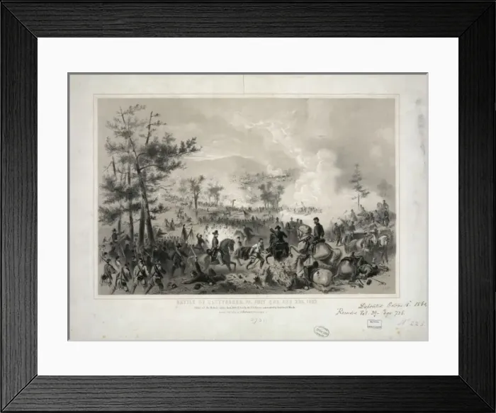 Framed Print : Battle of Gettysburg, Pa. July 2nd. and 3rd. 1863 Framed Print : Battle of Gettysburg, Pa. July 2nd. and 3rd. 1863
