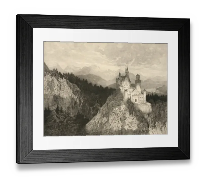Framed Print : Schloss Neuschwanstein Framed Print : Schloss Neuschwanstein