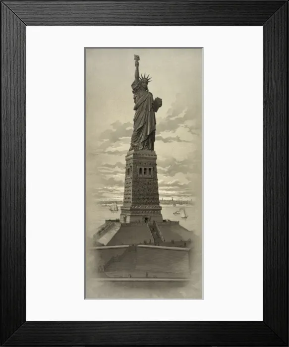 Framed Print : The statue of liberty Framed Print : The statue of liberty