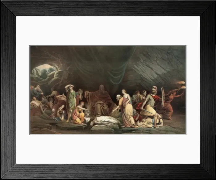 Framed Print : The court of death. From the original painting, by Rembrandt Framed Print : The court of death. From the original painting, by Rembrandt