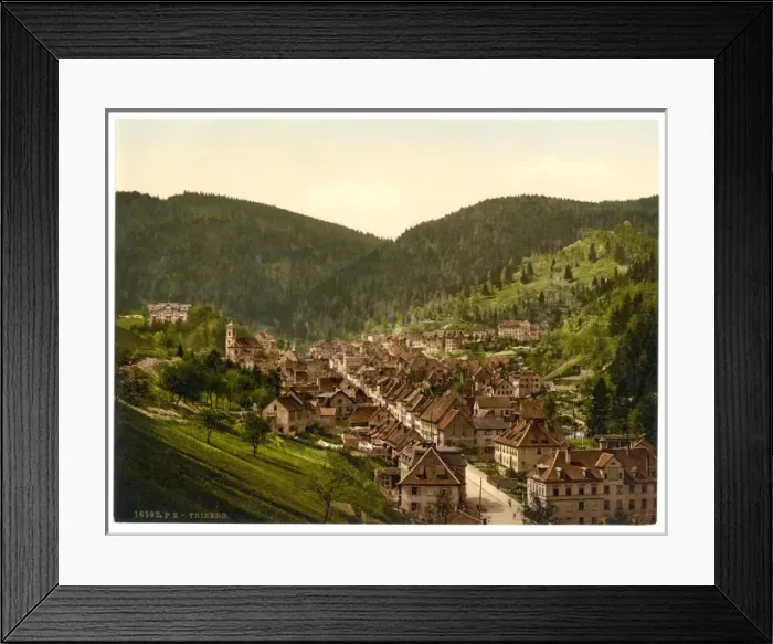 Framed Print : Treiberg, general view, Black Forest, Baden, Germany Framed Print : Treiberg, general view, Black Forest, Baden, Germany