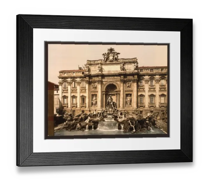 Framed Print : Fountain of Trevi, Rome, Italy Framed Print : Fountain of Trevi, Rome, Italy
