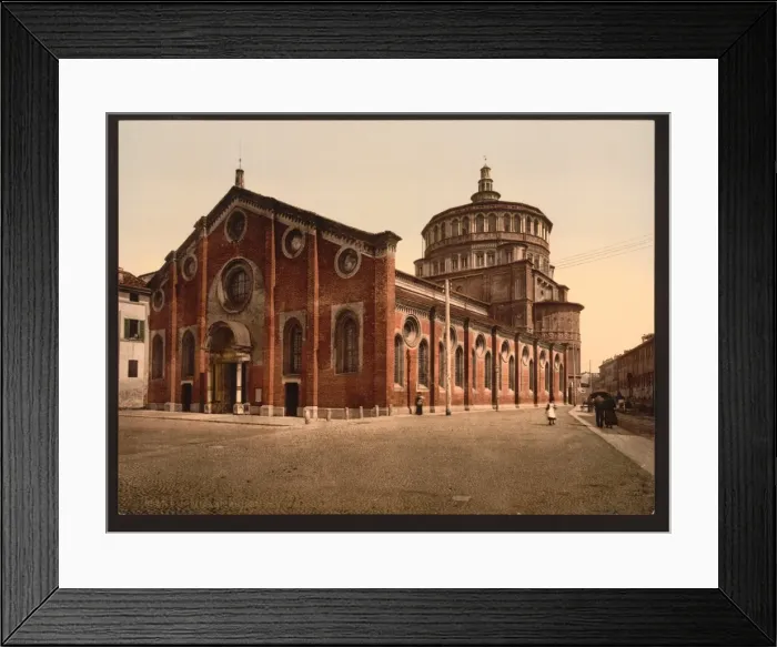 Framed Print : Church of St. Mary the Gracious, Milan, Italy Framed Print : Church of St. Mary the Gracious, Milan, Italy