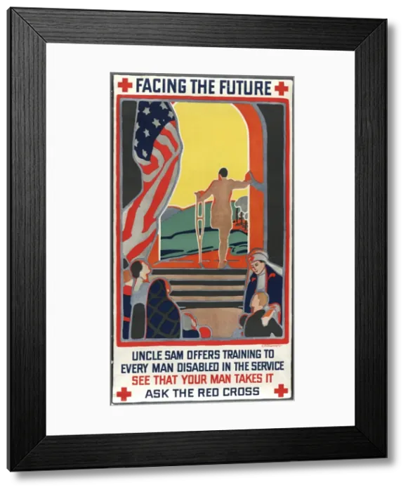Framed Print : Facing the future Uncle Sam offers training to every man dis Framed Print : Facing the future Uncle Sam offers training to every man dis