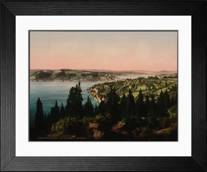 Framed Print : Bosphorus (i. e. Bosporus), view from Kuleli, Constantinople Framed Print : Bosphorus (i. e. Bosporus), view from Kuleli, Constantinople