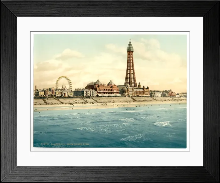 Framed Print : From North Pier, Blackpool, England Framed Print : From North Pier, Blackpool, England